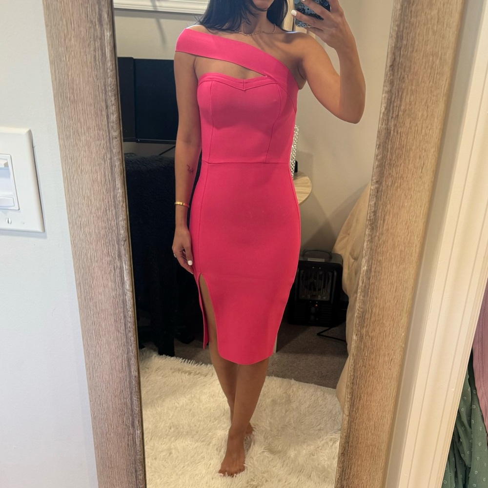 Hot Pink Bodycon Dress